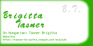 brigitta tasner business card